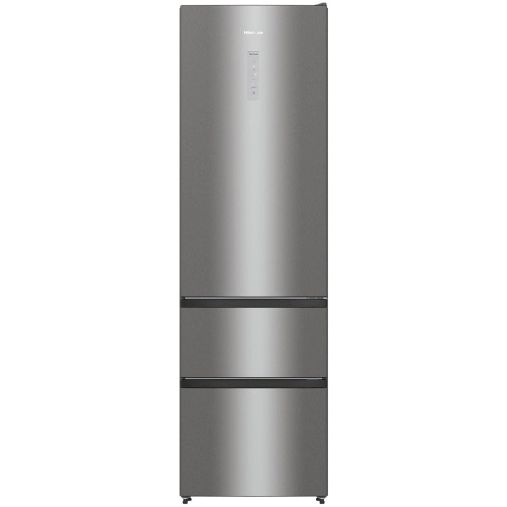 Hisense RM469N4ACDUK Freestanding Frost Free Fridge Freezer Stainless Steel